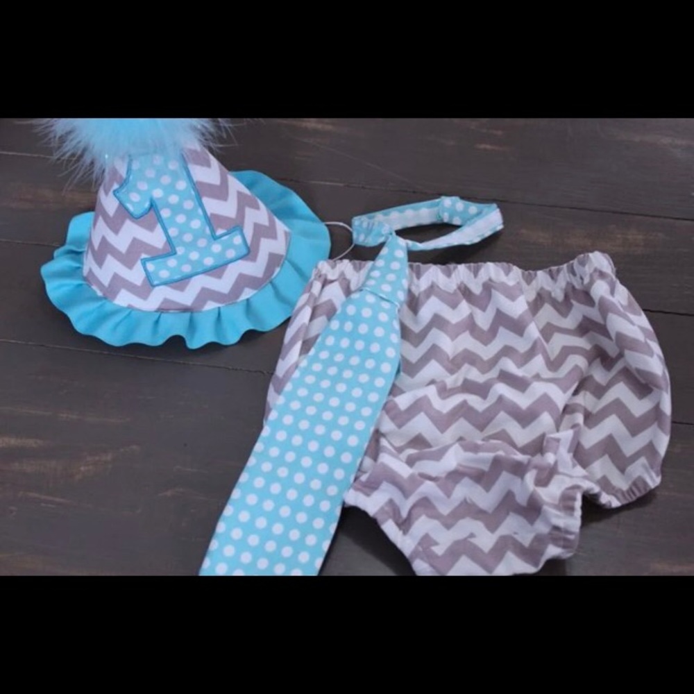 Boys 1st birthday cake smash outfit